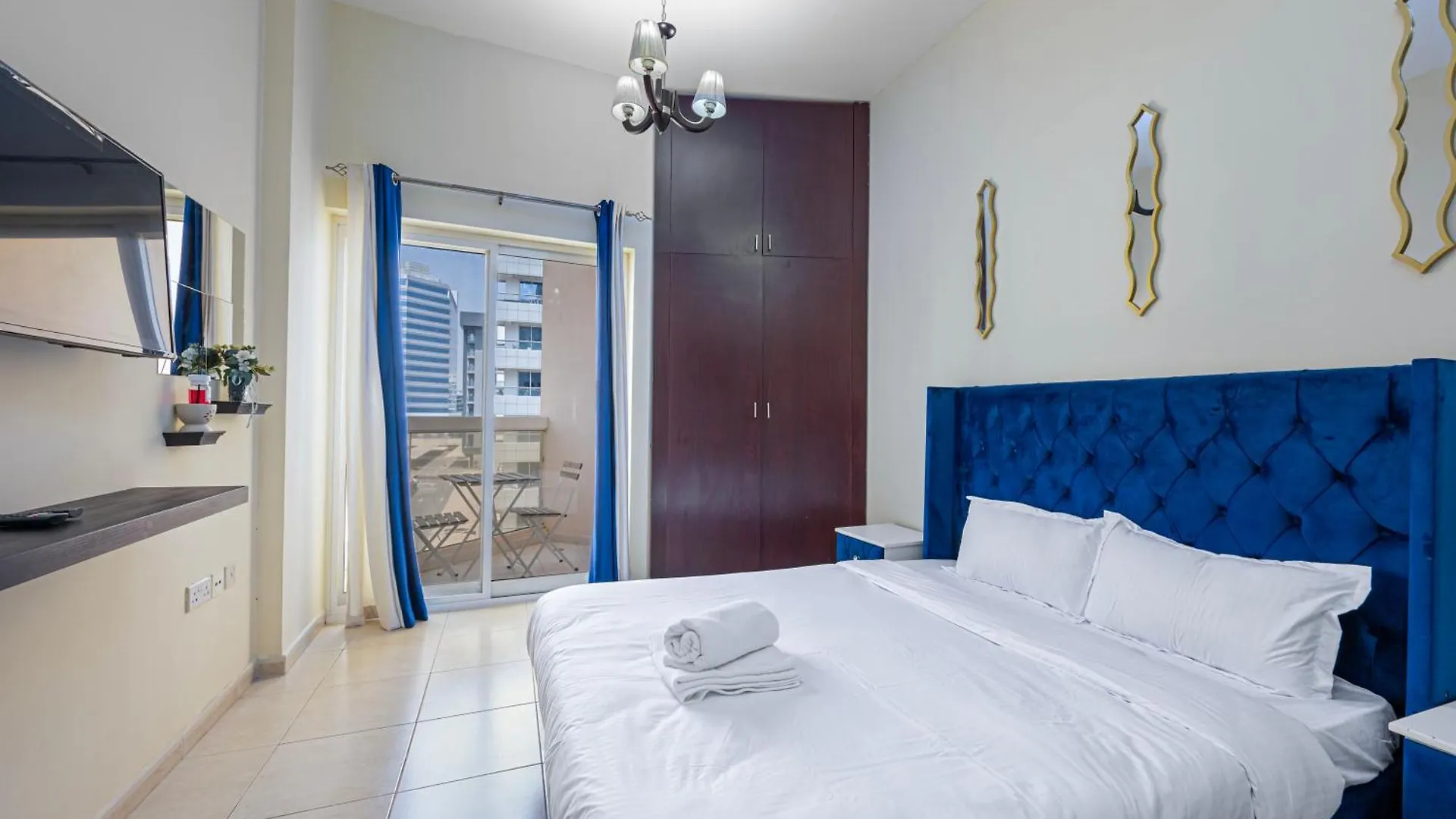 Bright And Cozy Studio - Family Friendly دبي شقة